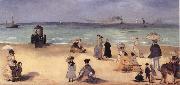 Edouard Manet On the Beach,Boulogne-sur-Mer Sweden oil painting artist